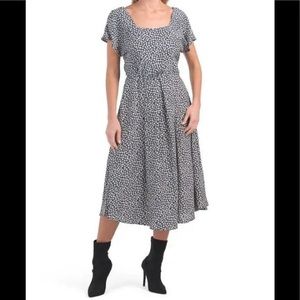 Zara floral midi dress